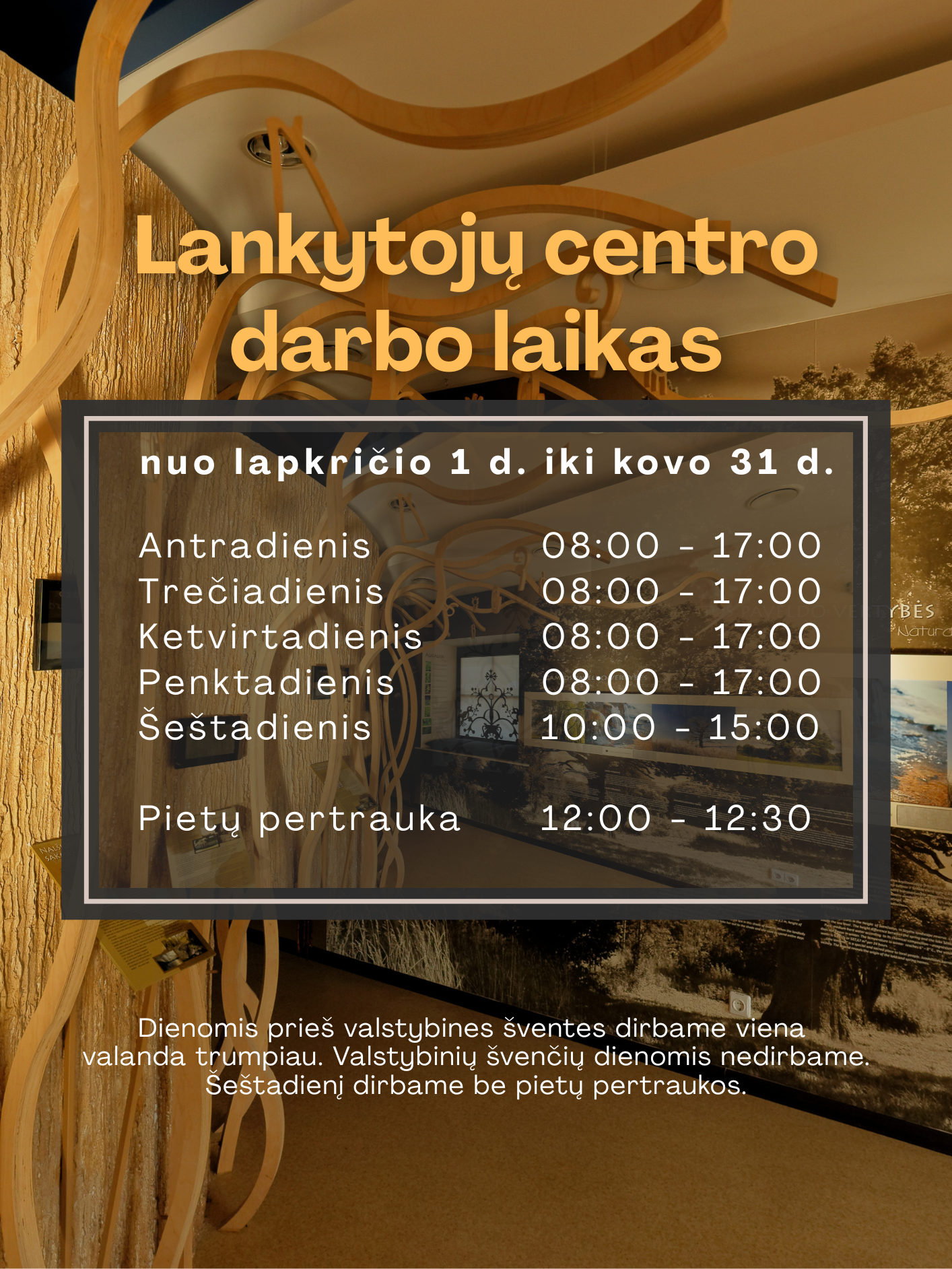 RAMESNIS SEZONAS – NAUJAS DARBO LAIKAS