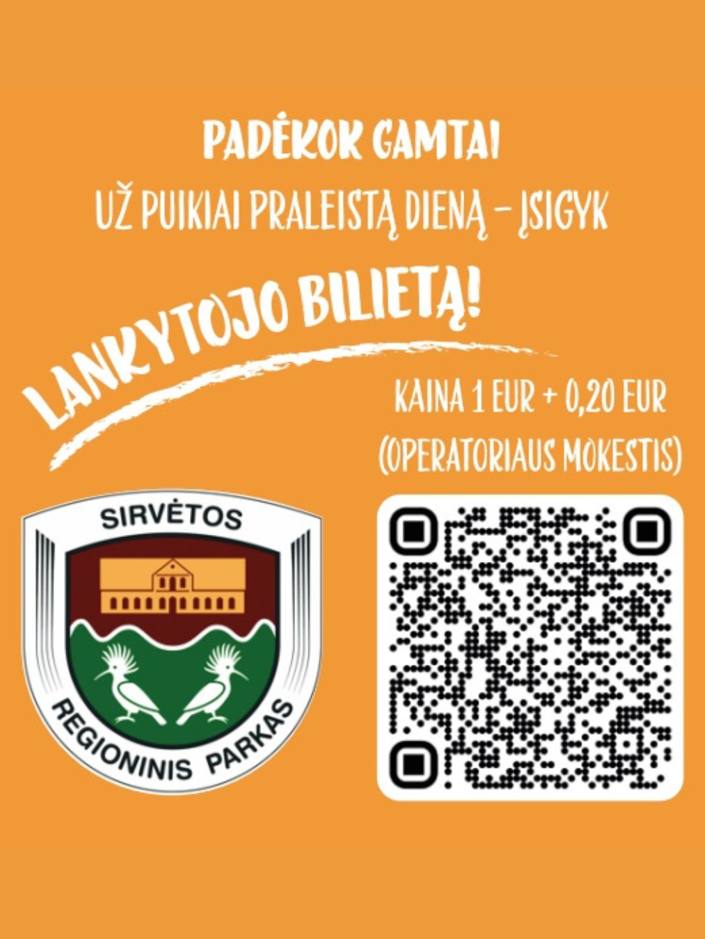 ĮSIGYTI REGIONINIŲ PARKŲ LANKYTOJO BILIETĄ – JAU PAPRASČIAU NEI ANKSČIAU