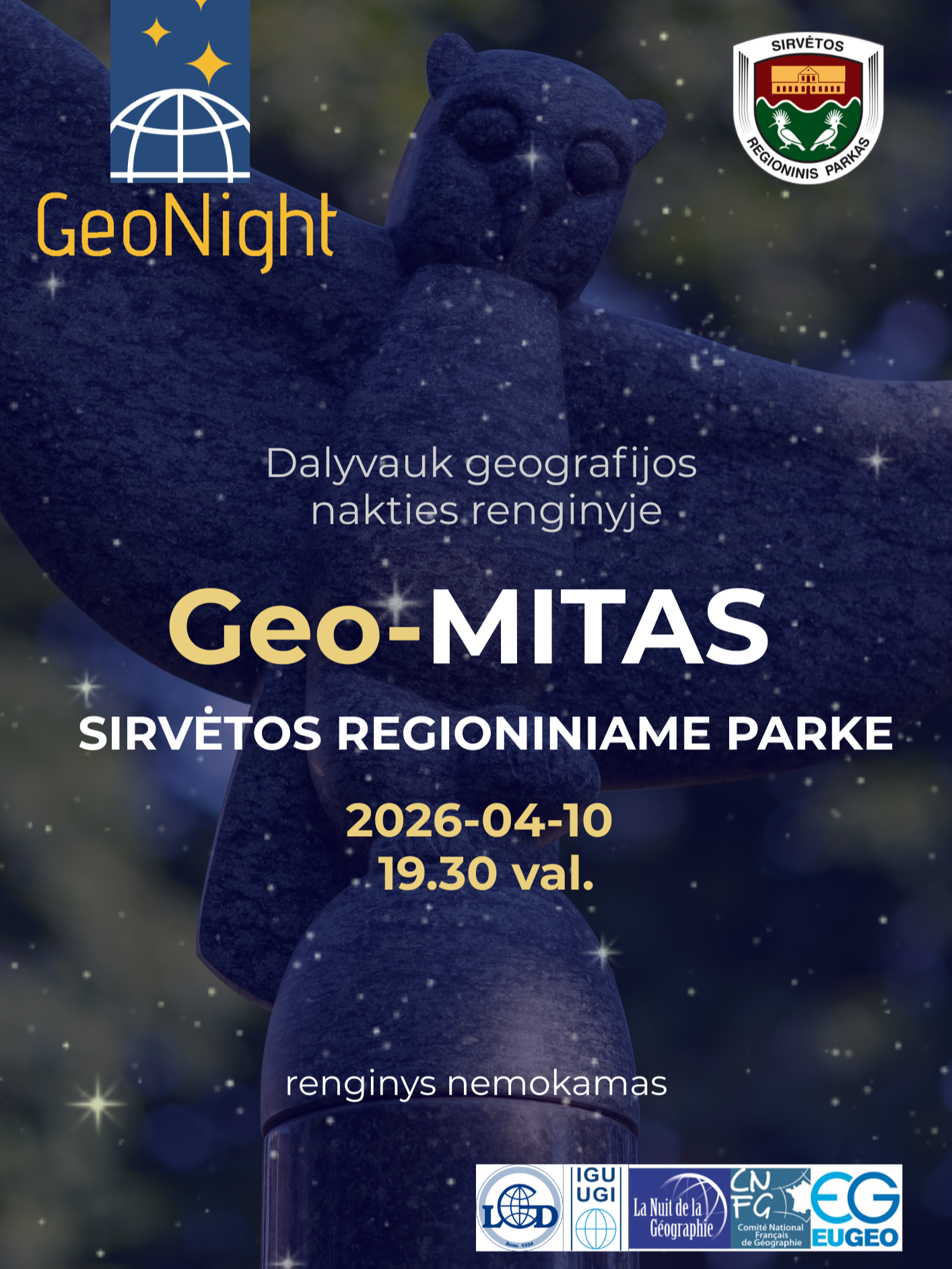 GEO-MITAI ATGYJA TAMSOJE… AR IŠDRĮSI PRISIJUNGTI?
