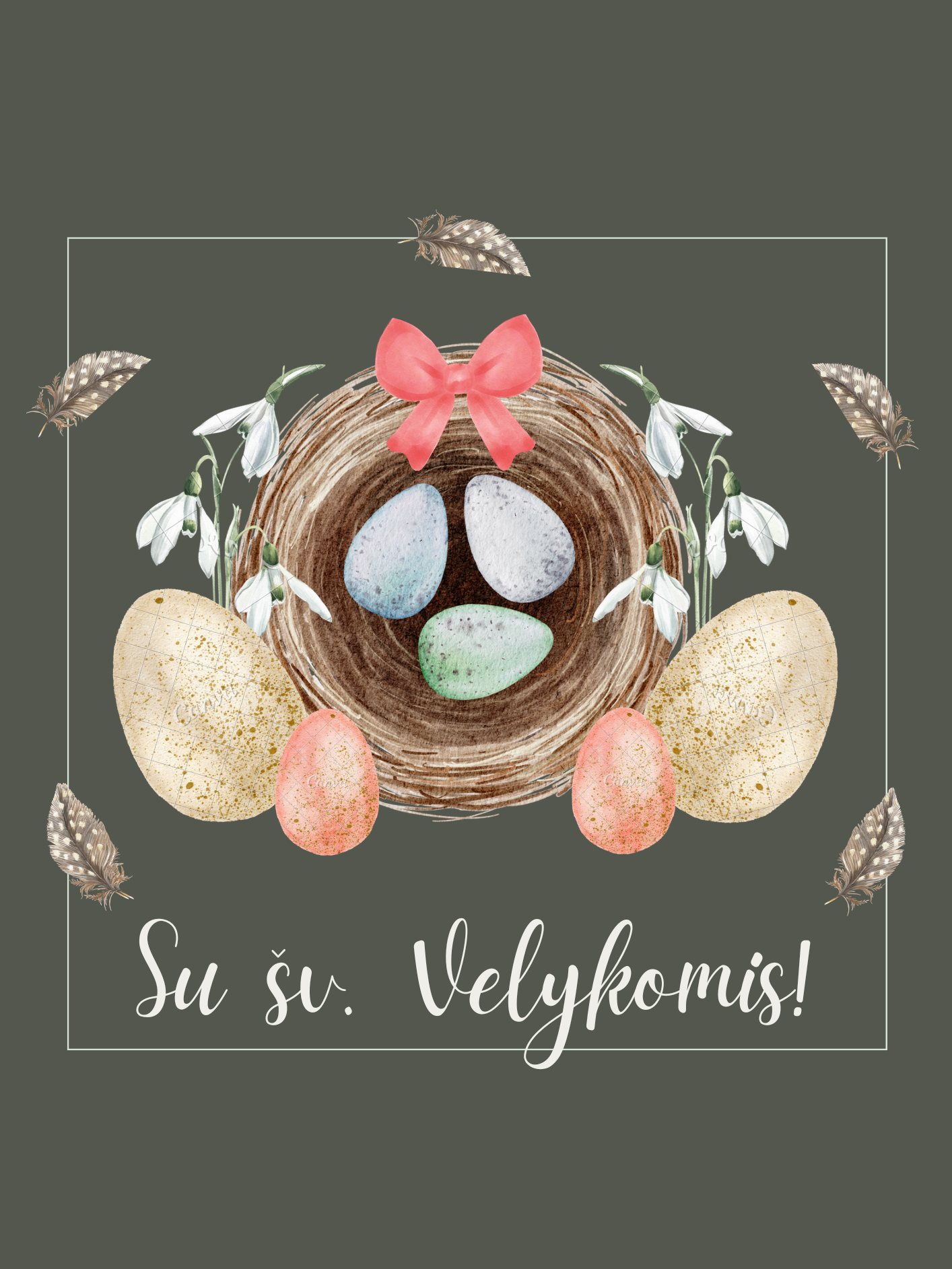 SU ŠV. VELYKOMIS!